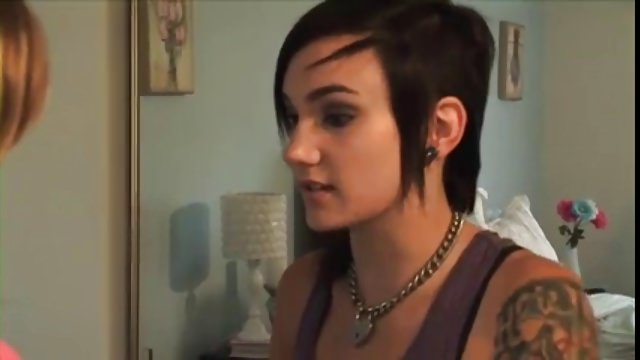 Emo girl seduces and fucks not her sister