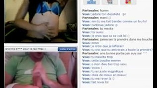 French teen get caught masturbating chatroulette bazoocam